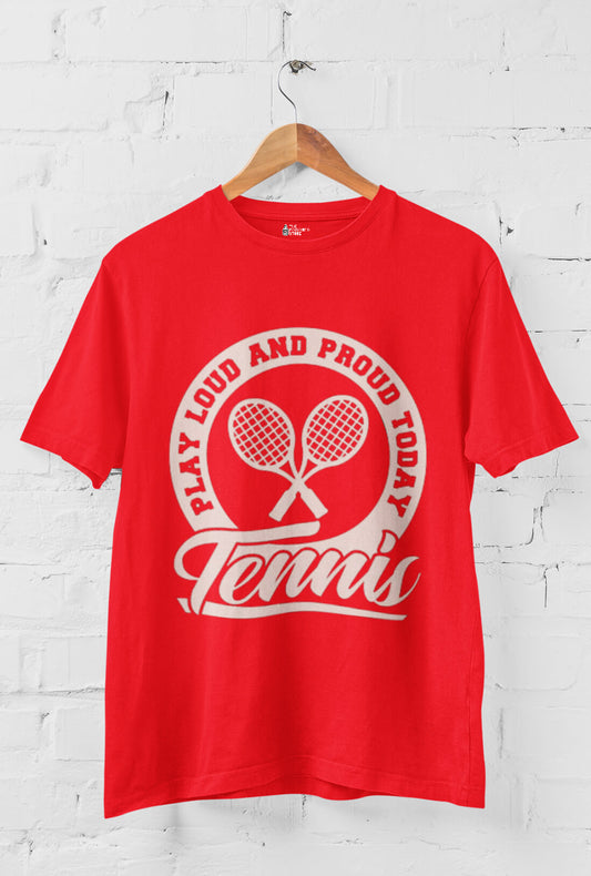 Play Loud Tennis Men's Cotton T-Shirt