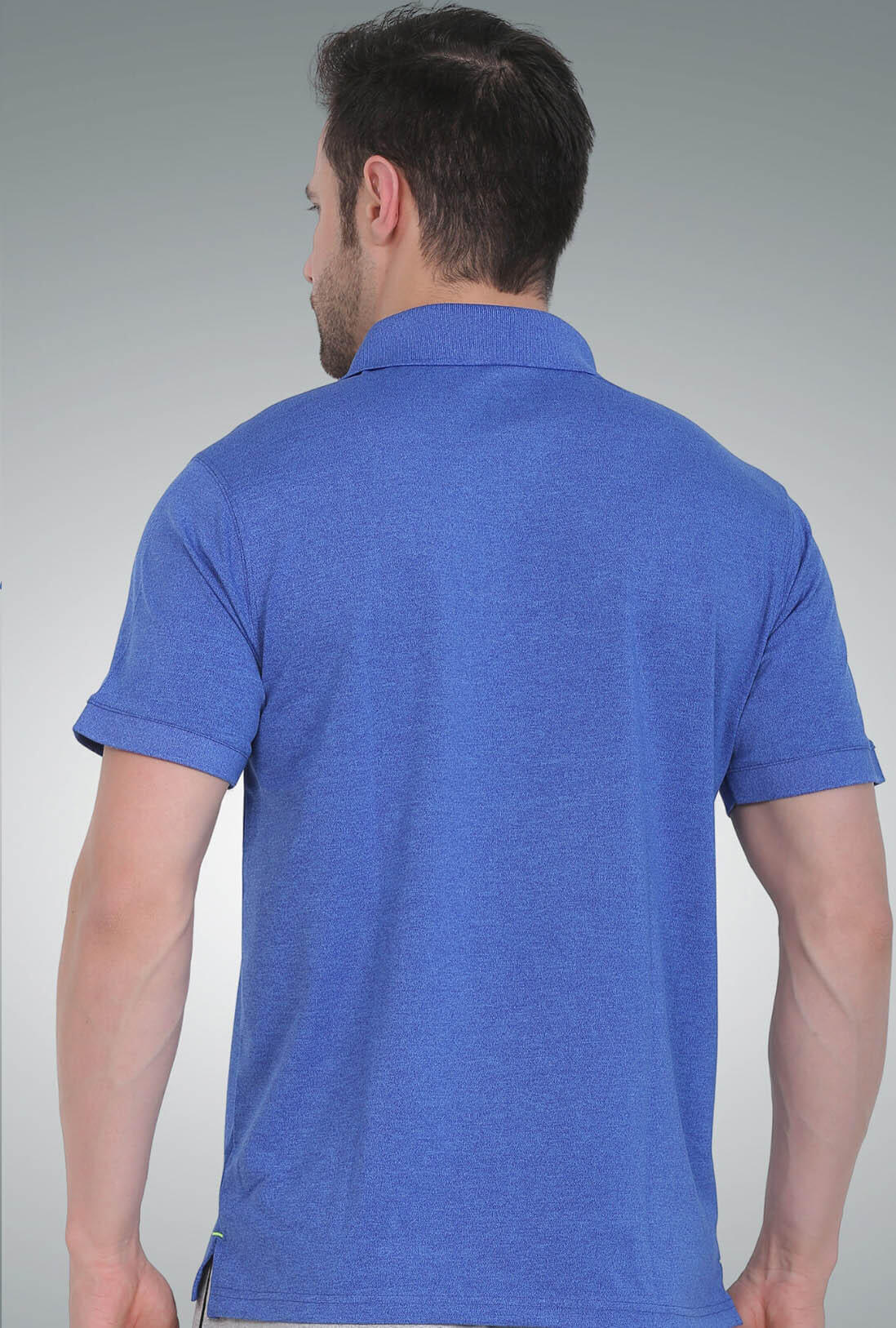 Men's Melange Blue T-Shirt