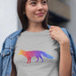 Colorful Fox Women's Cotton T-Shirt