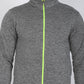 Sports Wear Grey Zipper