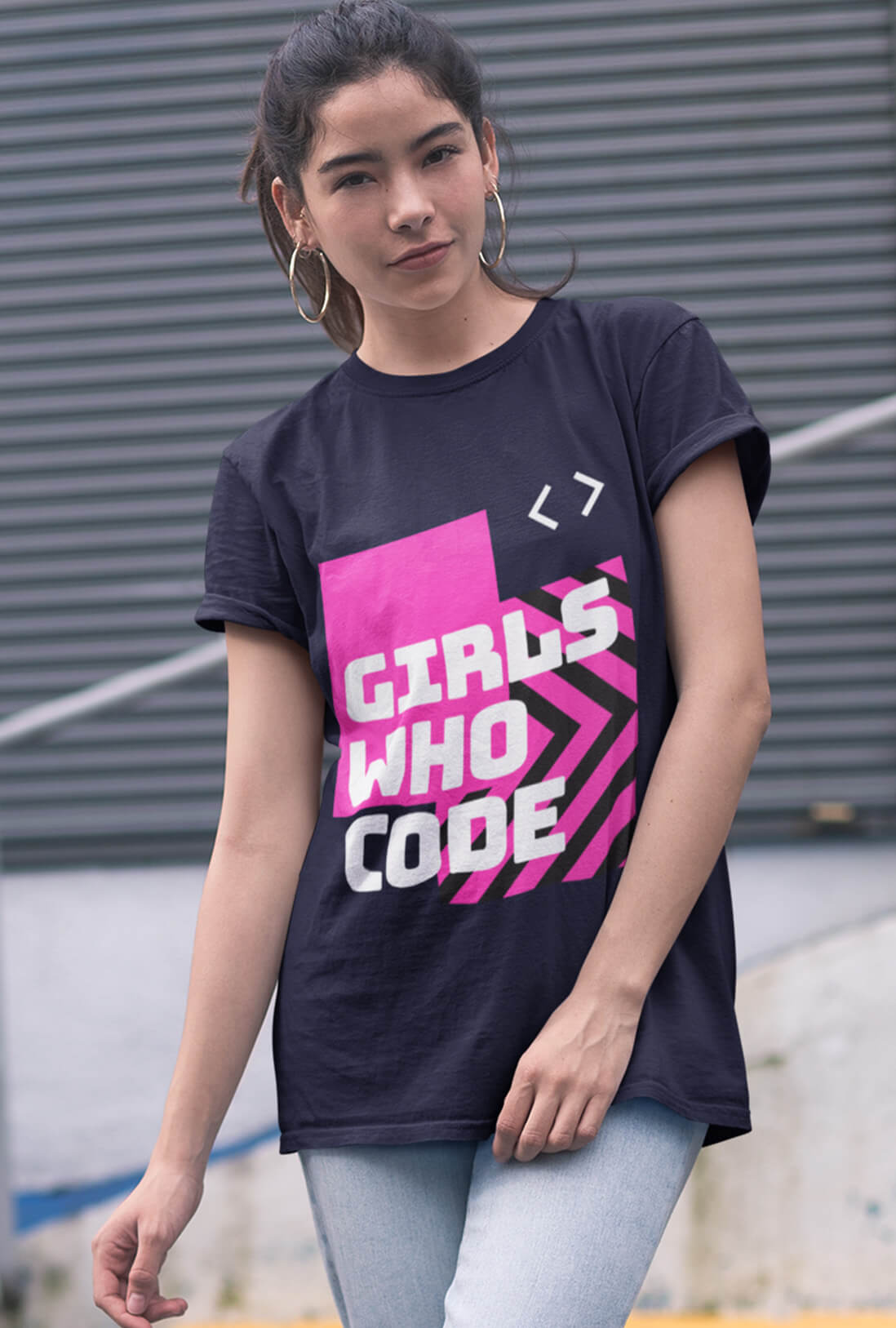 Girls Who Code Women's Oversized T-shirt