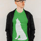Night Wolf Men's Cotton T-Shirt