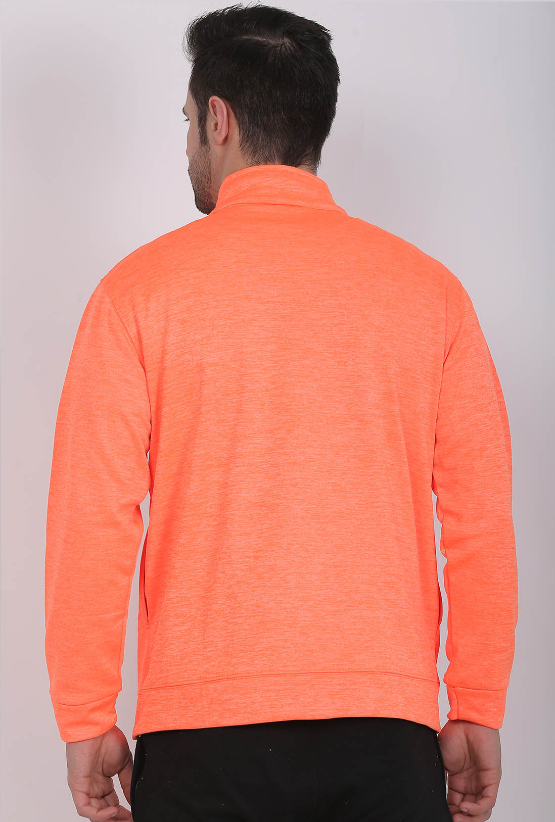 Sports Wear Orange Zipper