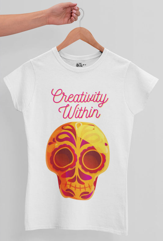 Creativity With In Women's Cotton T-Shirt