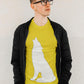Night Wolf Men's Cotton T-Shirt