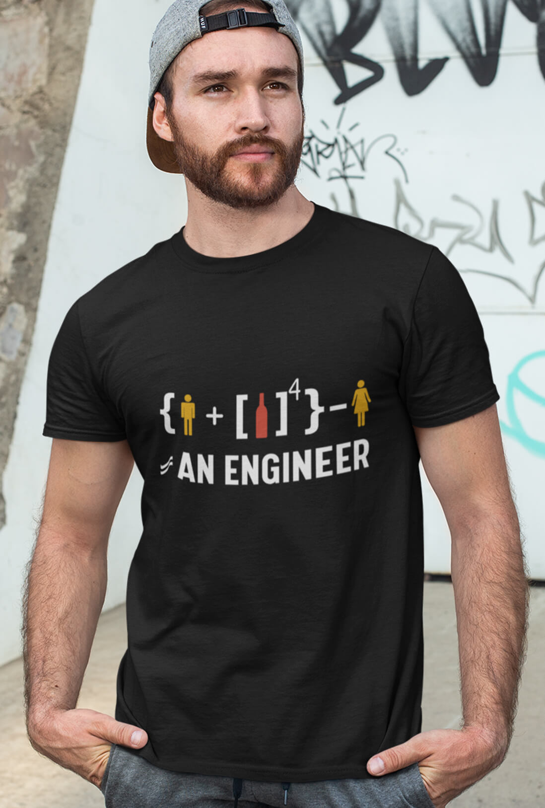 Engineer Men's Printed T-Shirt