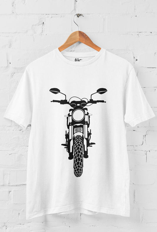 Bike Men's Front Back Printed T-Shirt