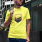Reindeer In Moon Light Men's Cotton T-Shirt