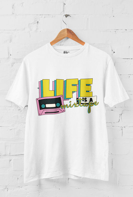 Life Is  A Mixtape Men's Cotton T-Shirt