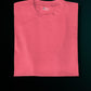 Women's Plain Peach Cotton T-Shirt
