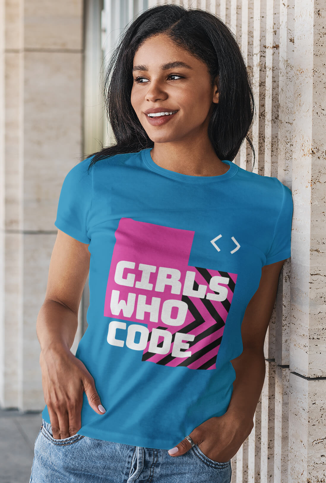 Girls Who Code Women's Cotton T-Shirt