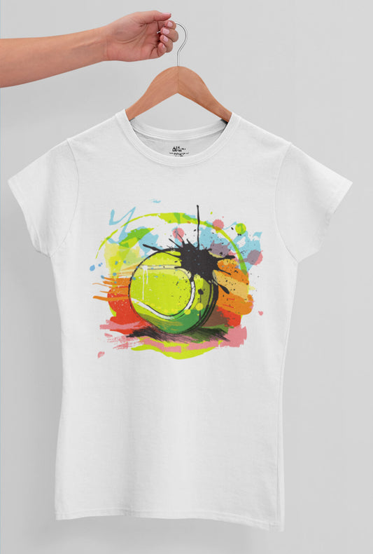 Tennis Ball Women's Cotton T-Shirt