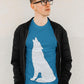 Night Wolf Men's Cotton T-Shirt