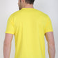 Men's Light Lemon Yellow Active Wear T-Shirt