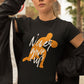Never Give Up Women's Cotton T-Shirt
