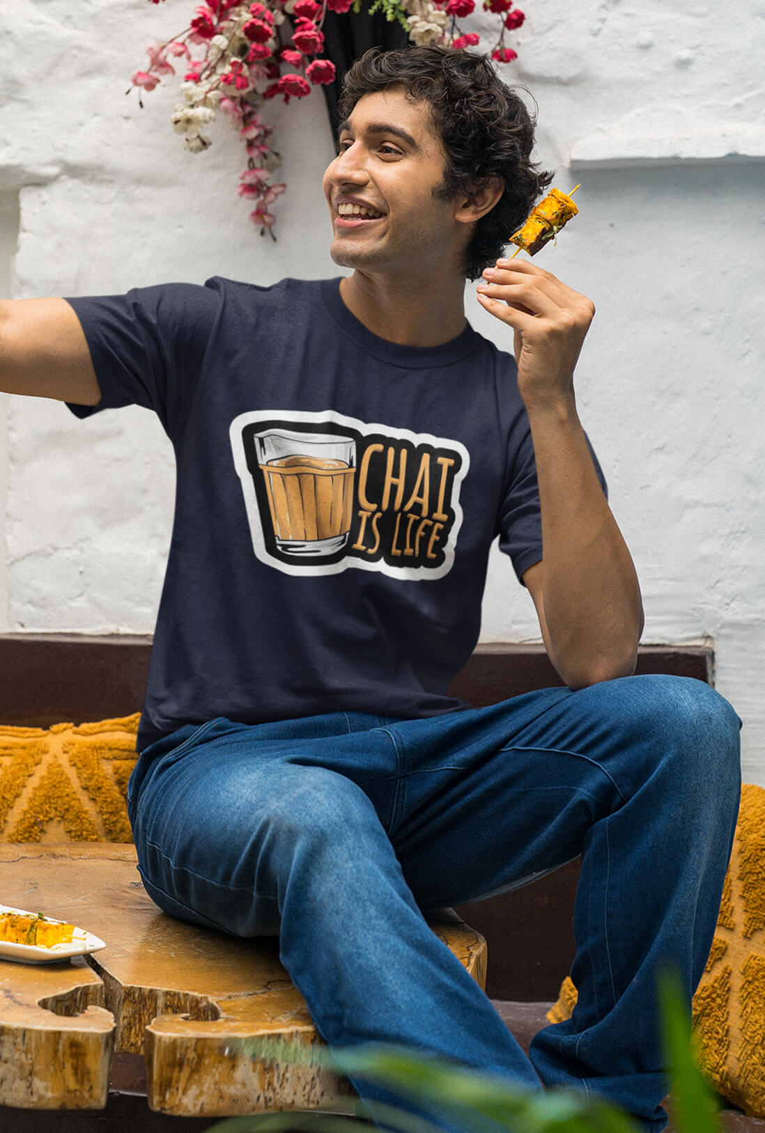 Chai Is Life Men's Cotton T-Shirt