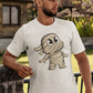 Mummy Cartoon Men's Cotton T-Shirt