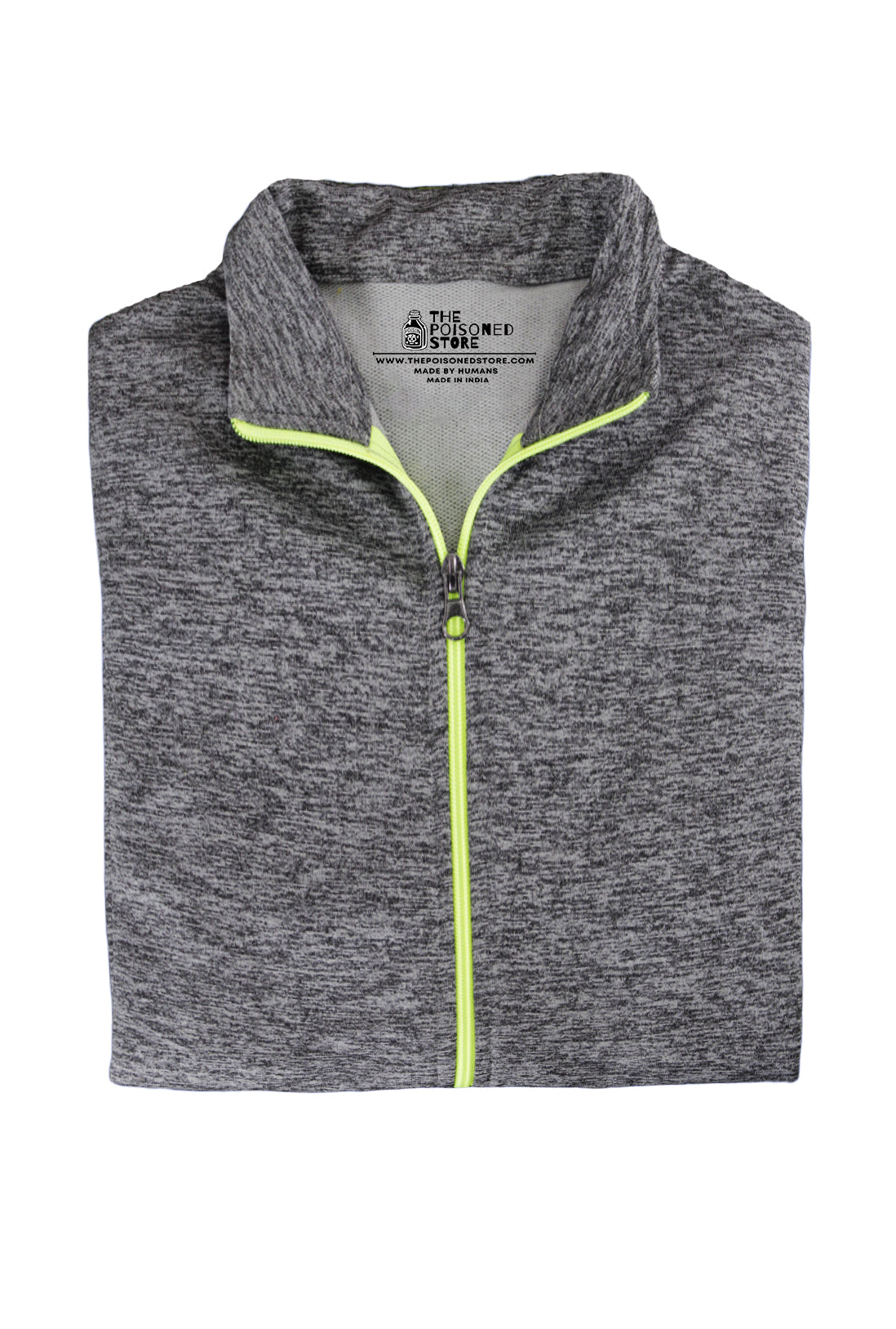 Sports Wear Grey Zipper