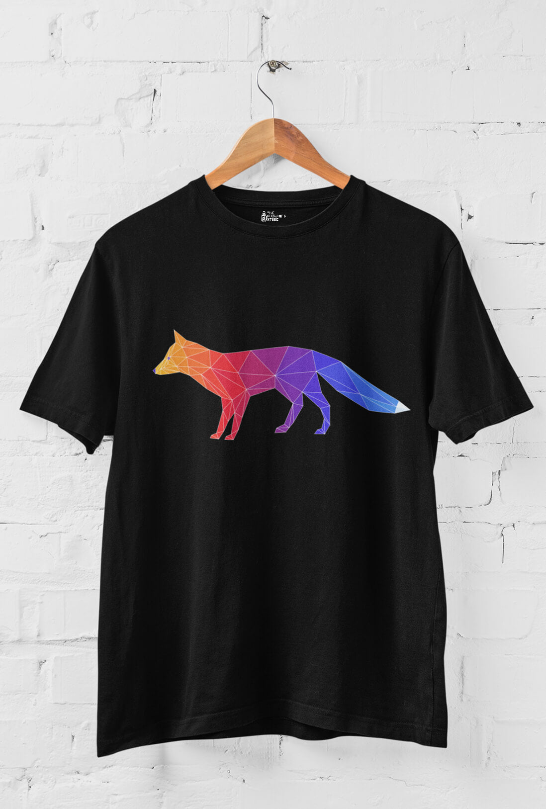 Colorful Fox Men's Cotton T-Shirt