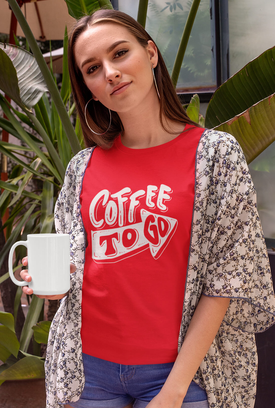 Coffee To Go Women's Cotton T-Shirt