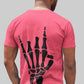 Skeleton Hand Men's Back Print T-Shirt