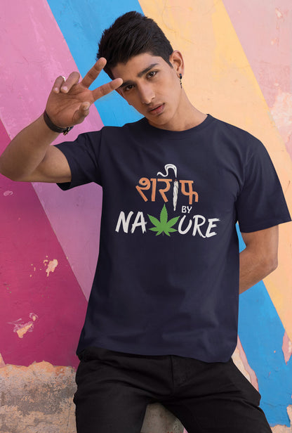 Sharif By Nature Men's Cotton T-Shirt