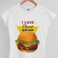 I Love Cheese Burger Women's Cotton T-Shirt