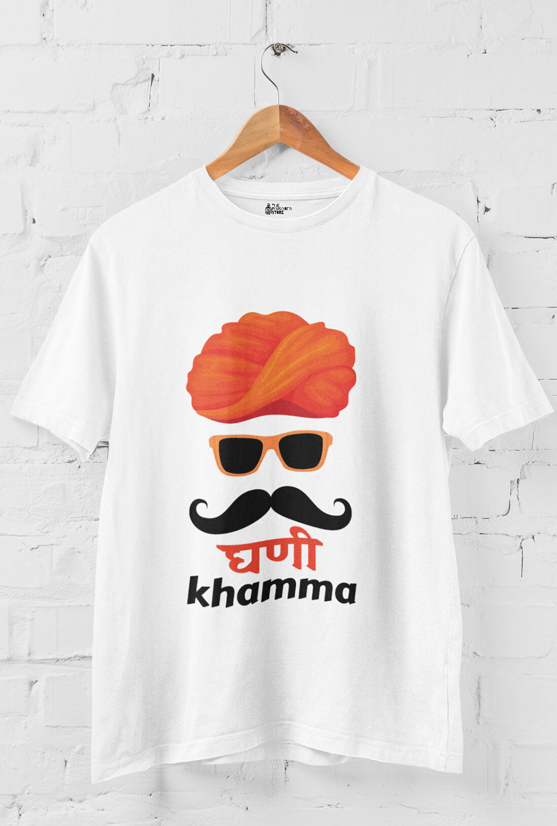 Khamma Ghani Rajasthani Men's Cotton T-Shirt