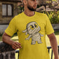 Mummy Cartoon Men's Cotton T-Shirt