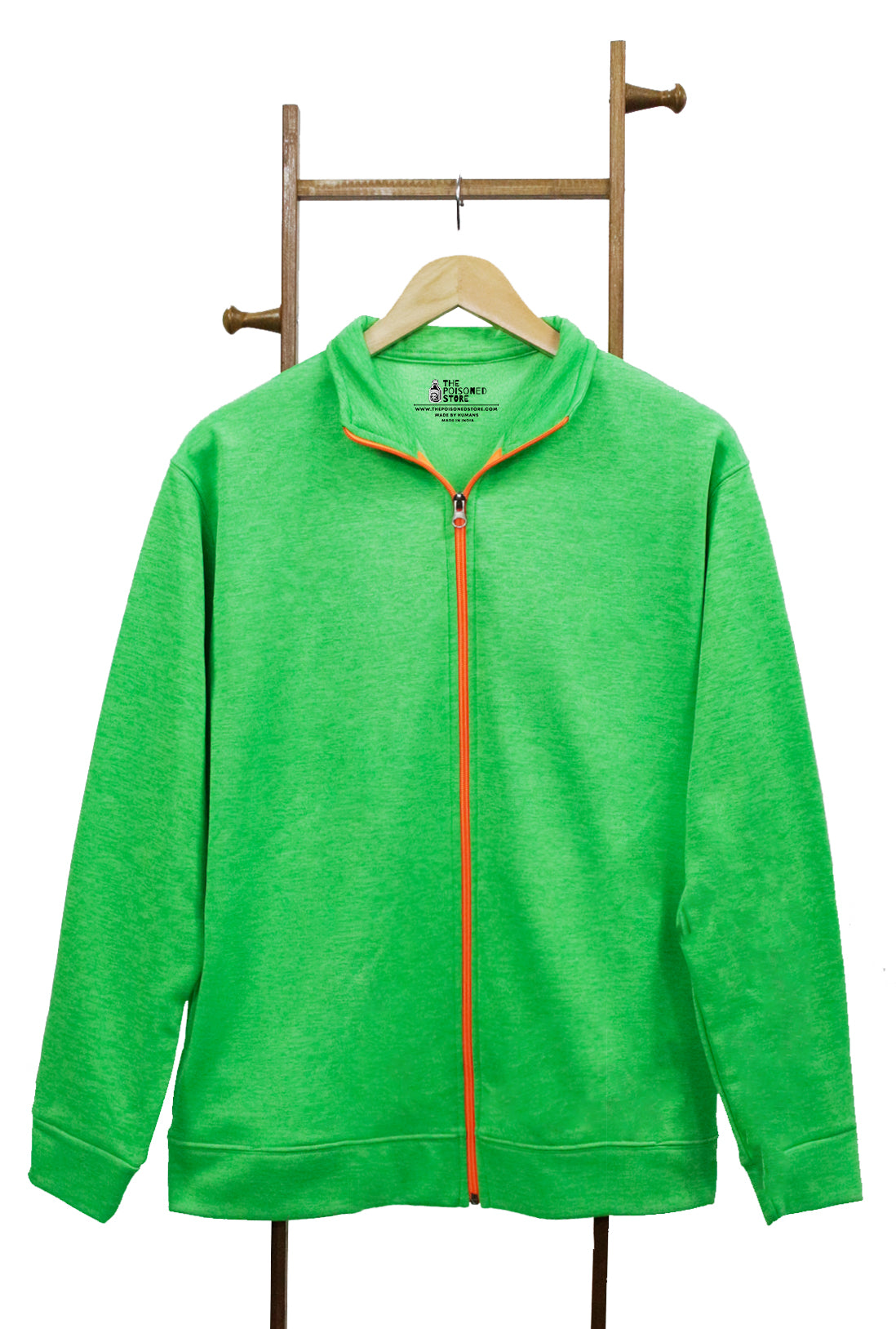 Sports Wear Emerald Green Zipper