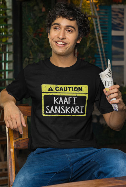 Kaafi Sanskari Men's Cotton T-Shirt