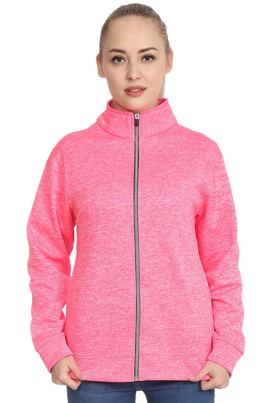 Sports Wear Pink Zipper