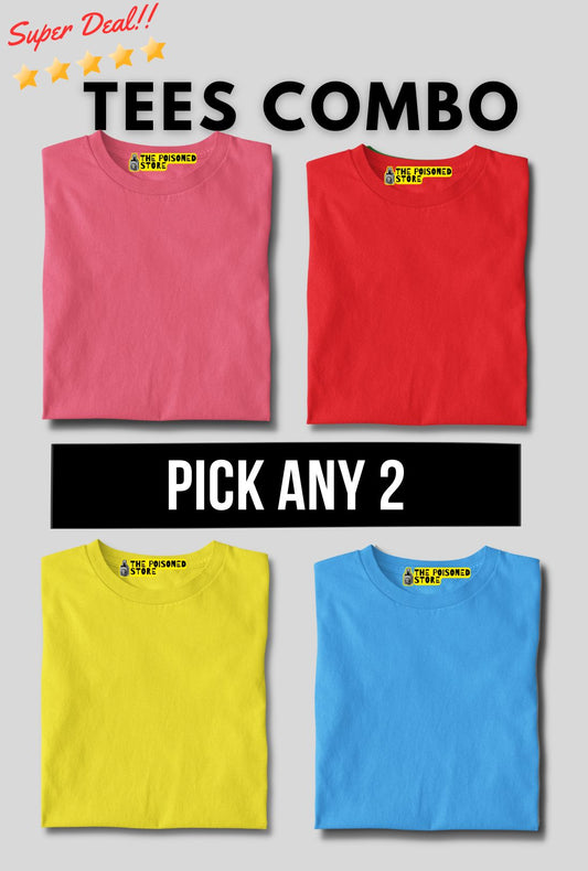 Summer Solid Men's Tees Combo2