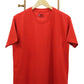 Men's Plain Scarlet Red Cotton T-Shirt