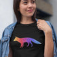 Colorful Fox Women's Cotton T-Shirt