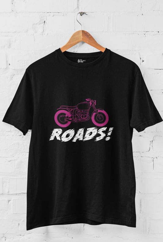 Motorbike Roads Men's Cotton T-Shirt