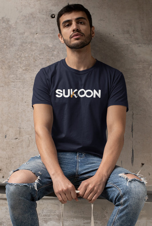 Sukoon Men's Cotton T-Shirt