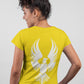 Flying Eagle Women's Back Printed Cotton T-Shirt