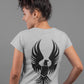 Flying Eagle Women's Back Printed Cotton T-Shirt