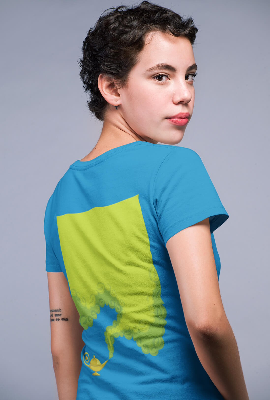 Smoke From Chirag Women's Back Printed T-Shirt