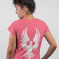Flying Eagle Women's Back Printed Cotton T-Shirt