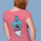 Jinni Women's Back Printed Cotton T-Shirt