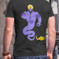Jinni Coming From Lamp Men's Back Print T-Shirt