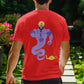 Jinni Coming From Lamp Men's Back Print T-Shirt