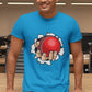 Cricket Ball Men's Cotton T-Shirt