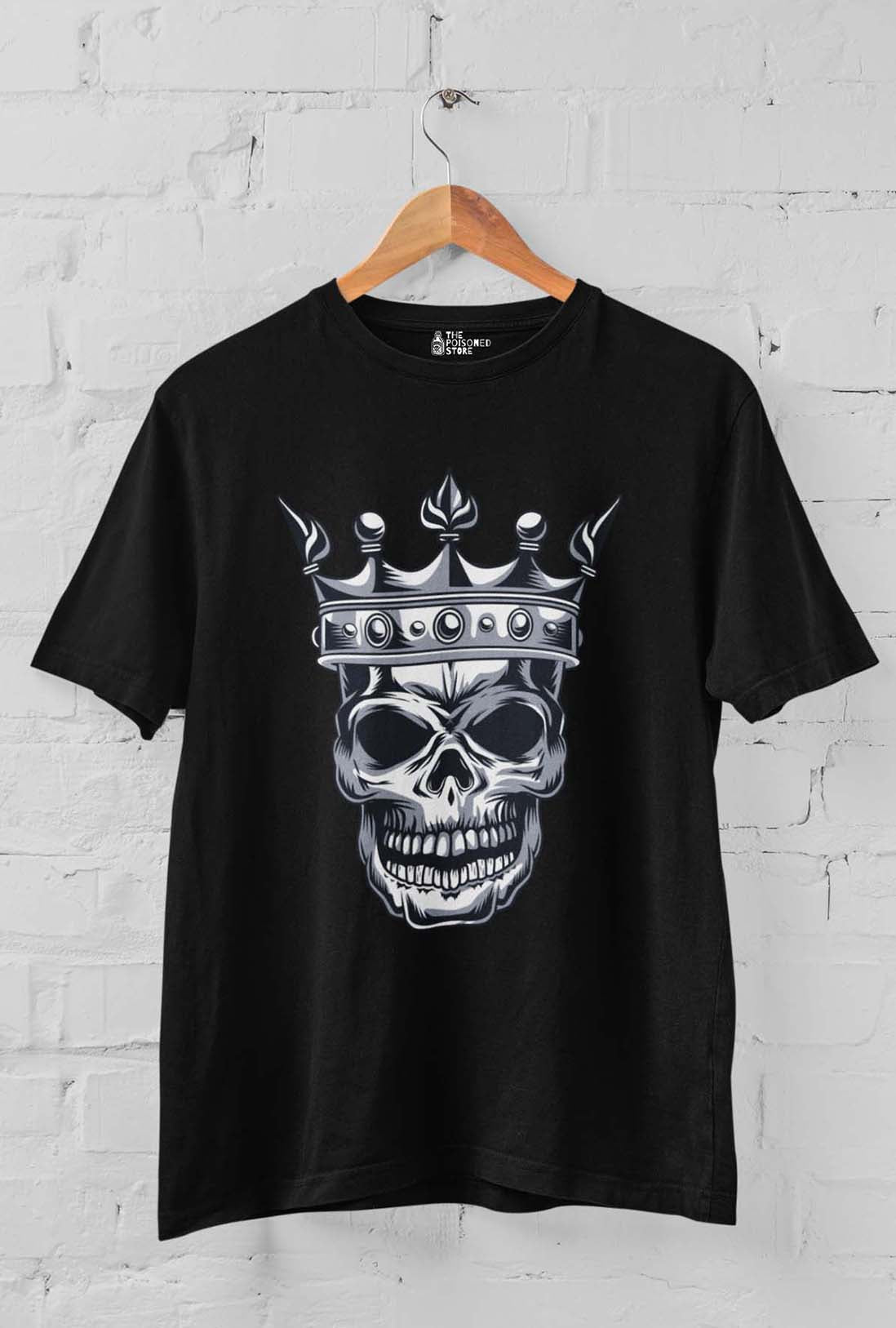 Skull Wear Crown Men's Cotton T-Shirt