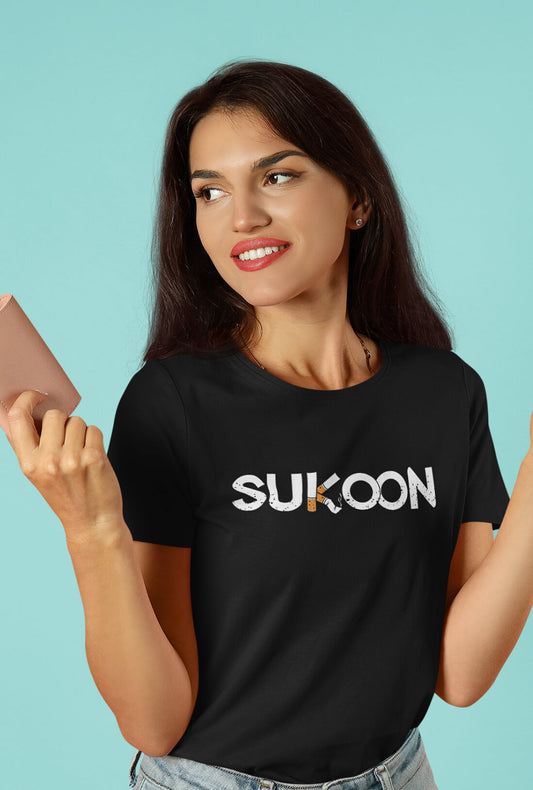 Sukoon Women's Cotton T-Shirt