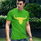 Bull Face Men's Cotton T-Shirt