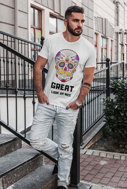 Sugar Skull Men's Cotton T-Shirt