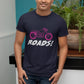 Motorbike Roads Men's Cotton T-Shirt